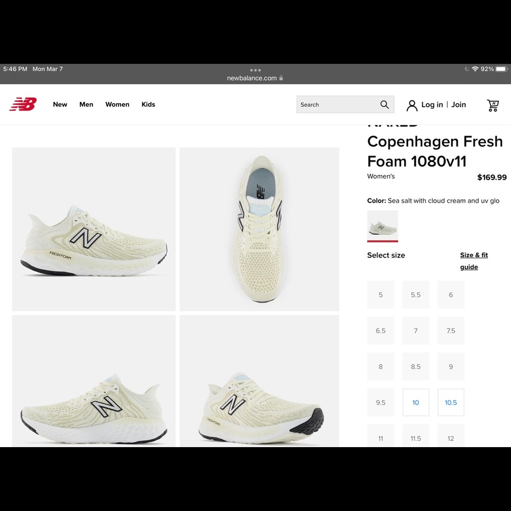 New Balance 1080Z11 women 12